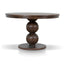 1.2m Round Elm Dining Table - Walnut
