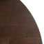 1.2m Round Elm Dining Table - Walnut