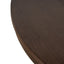 1.2m Round Elm Dining Table - Walnut