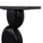 1.6m Elm Console Table - Full Black