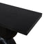 1.6m Elm Console Table - Full Black