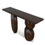 1.6m Elm Console Table - Walnut