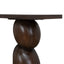 1.6m Elm Console Table - Walnut