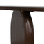 1.6m Elm Console Table - Walnut