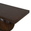 1.6m Elm Console Table - Walnut