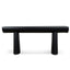 1.8m Elm Console Table - Full Black