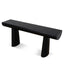 1.8m Elm Console Table - Full Black