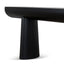 1.8m Elm Console Table - Full Black