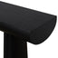 1.8m Elm Console Table - Full Black