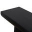 1.8m Elm Console Table - Full Black
