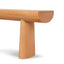 1.8m Elm Console Table - Natural