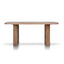 1.8m Elm Dining Table - Natural
