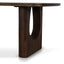 1.8m Elm Dining Table - Walnut