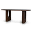 1.8m Elm Dining Table - Walnut