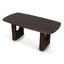 1.8m Elm Dining Table - Walnut