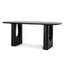 1.8m Elm Dining Table - Full Black