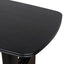 1.8m Elm Dining Table - Full Black