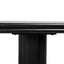 1.8m Elm Dining Table - Full Black