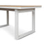 1.6m Sand White Outdoor Dining Table - Natural
