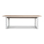 2.3m Sand White Outdoor Dining Table - Natural
