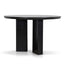 1.2m Round Dining Table - Full Black
