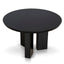 1.2m Round Dining Table - Full Black