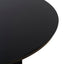 1.2m Round Dining Table - Full Black