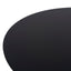 1.2m Round Dining Table - Full Black