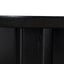 1.2m Round Dining Table - Full Black