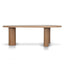 2.3m Oval Dining Table - Natural