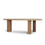 2.3m Oval Dining Table - Natural