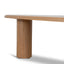 2.3m Oval Dining Table - Natural