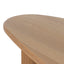 2.3m Oval Dining Table - Natural