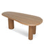 2.1m Oval Dining Table - Natural