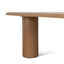 2.1m Oval Dining Table - Natural