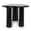 2.1m Oval Dining Table - Full Black