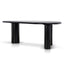 2.1m Oval Dining Table - Full Black