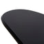 2.1m Oval Dining Table - Full Black