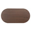 1.8m Oval Dining Table - Walnut