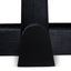 1.2m Round Dining Table - Full Black