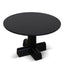 1.2m Round Dining Table - Full Black