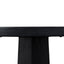 1.2m Round Dining Table - Full Black