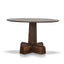 1.2m Round Dining Table - Dark Brown
