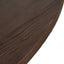 1.2m Round Dining Table - Dark Brown