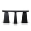 1.7m Console Table - Full Black
