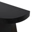 1.7m Console Table - Full Black