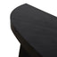1.7m Console Table - Full Black