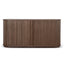 1.7m Wooden Buffets Unit - Walnut