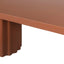 2.4m Concrete Dining Table - Terracotta
