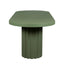 2.4m Concrete Dining Table - Green